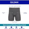 Gildan Men’s Underwear Covered Waistband Boxer Briefs, Multipack(Black/Garnet/Graphite)