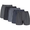 Gildan Men’s Underwear Boxers, Multipack(Black Stripe Assorted (5-pack))