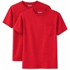 Gildan Unisex Adult DryBlend Workwear T-Shirts with Pocket, 2-Pack(Red)