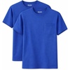 Gildan Unisex Adult DryBlend Workwear T-Shirts with Pocket, 2-Pack(Royal)