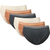 Gildan Women’s Cotton Stretch Bikini Underwear(Egret/Cork/Turbulence (6-pack))