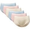 Gildan Women’s Cotton Stretch Hipster Underwear(Skyway/Pale Lilac/Egret (6-pack))