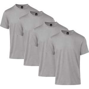 Gildan Adult Softstyle CVC Short Sleeve T-Shirt, Style G67000, Multipack(Cement)