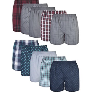 Gildan Men’s Underwear Boxers, Multipack(Mixed Red/Blue Assorted)