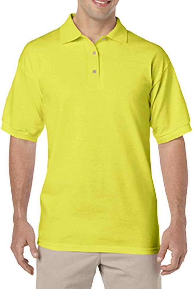 image:imageGildan Adult DryBlend Jersey Short Sleeve Polo ShirtBlack