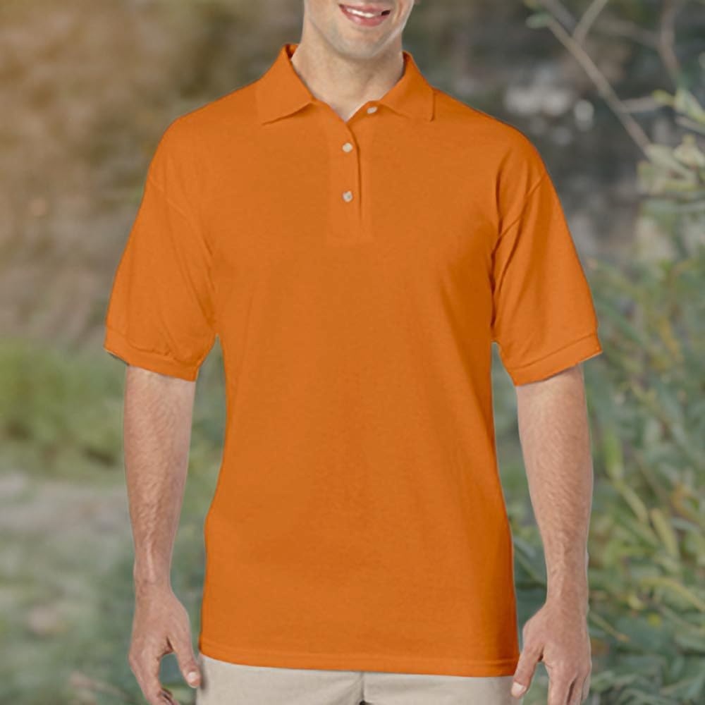 image:imageGildan Adult DryBlend Jersey Short Sleeve Polo ShirtGraphite Heather