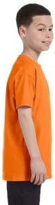 image:imageGildan Youth 53 Oz TShirt Style G500B Original LabelS Orange