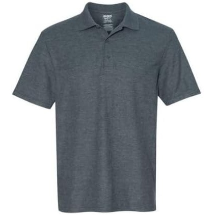 image:imageGildan Adult DryBlend Jersey Short Sleeve Polo ShirtDark Heather