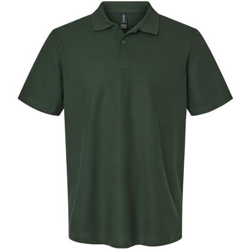image:imageGildan Adult DryBlend Jersey Short Sleeve Polo ShirtForest Green
