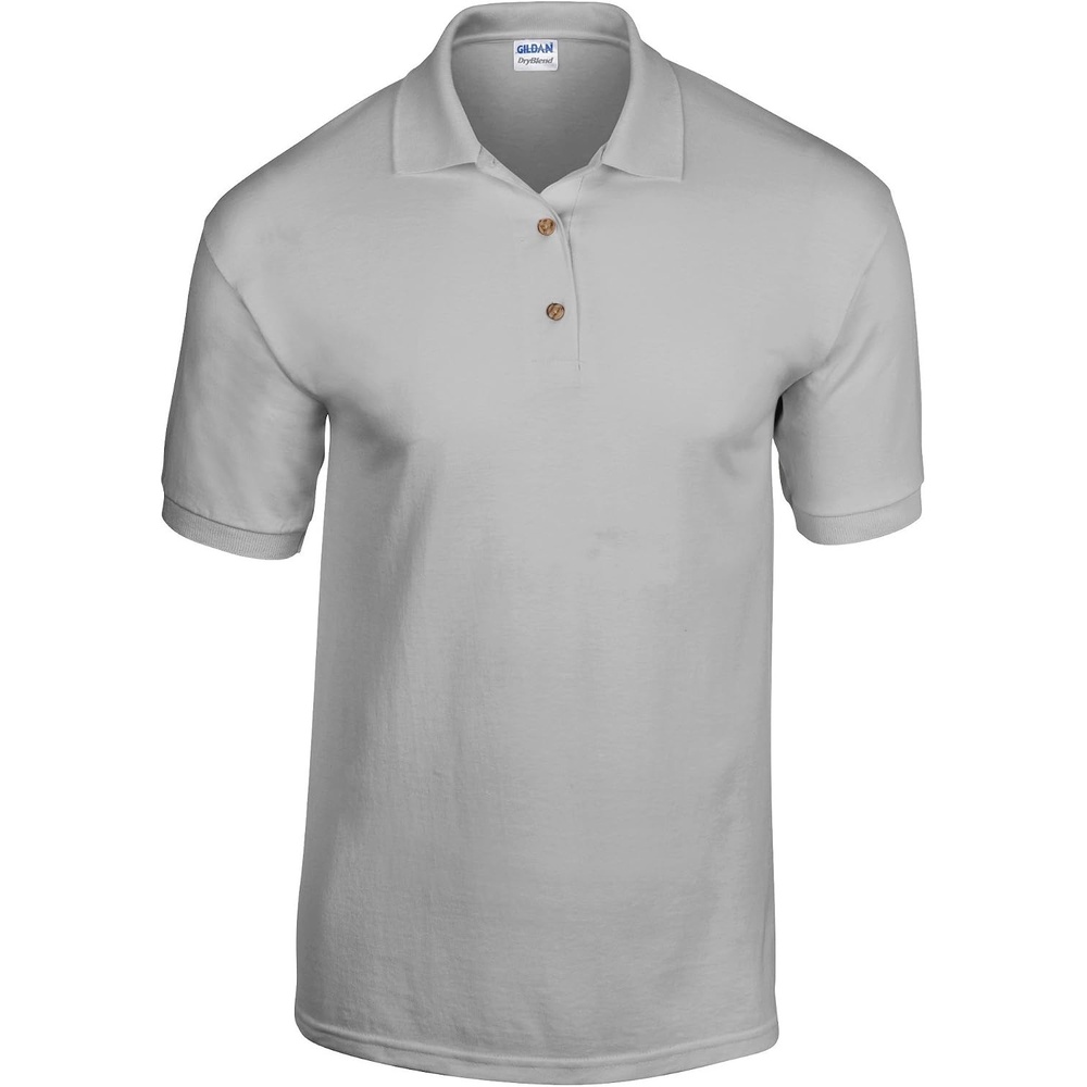 image:imageGildan Adult DryBlend Jersey Short Sleeve Polo ShirtGrey