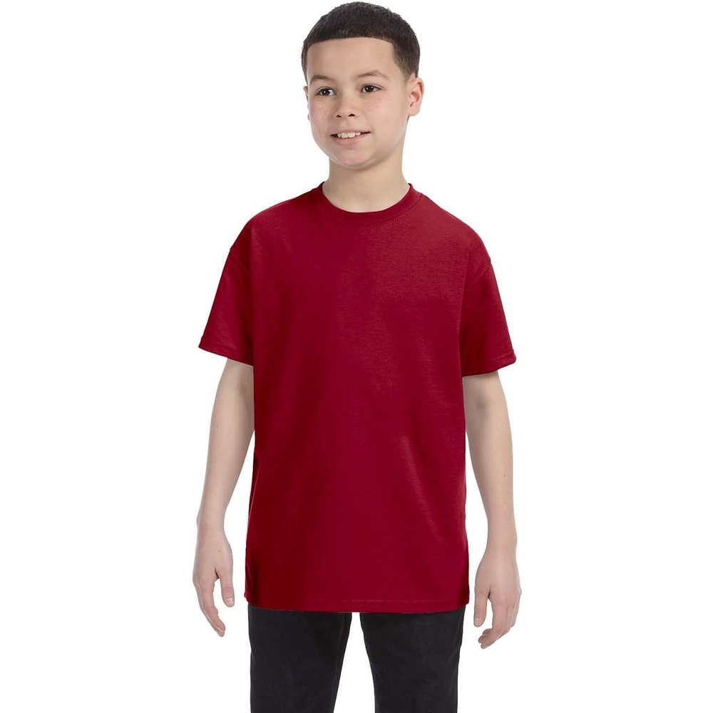 image:imageGildan Youth 53 Oz TShirt Style G500B Original LabelCardinal Red
