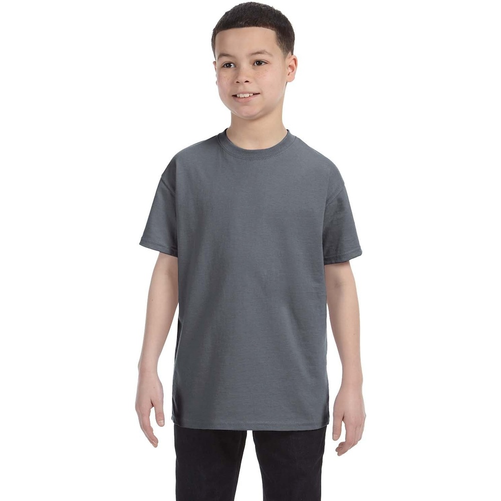 image:imageGildan Youth 53 Oz TShirt  Style  G500B Original LabelCharcoal