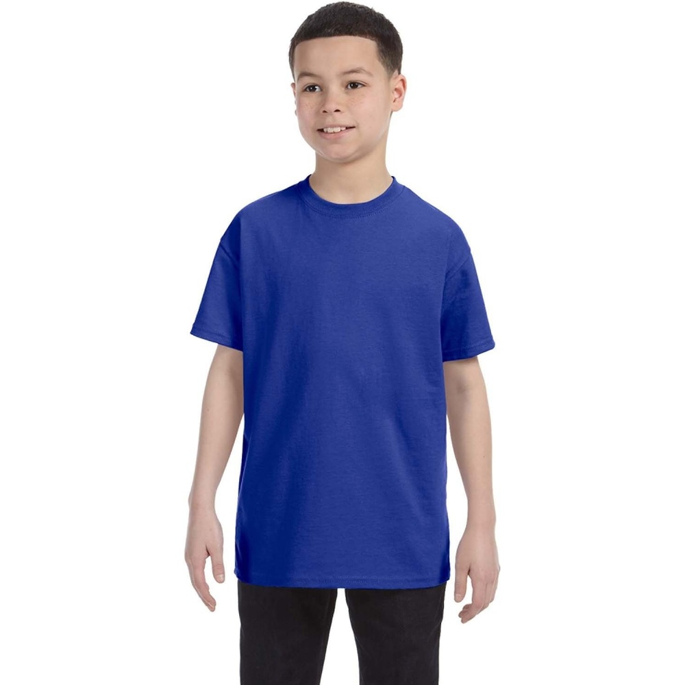 image:imageGildan Youth 53 Oz TShirt Style G500B Original LabelCobalt