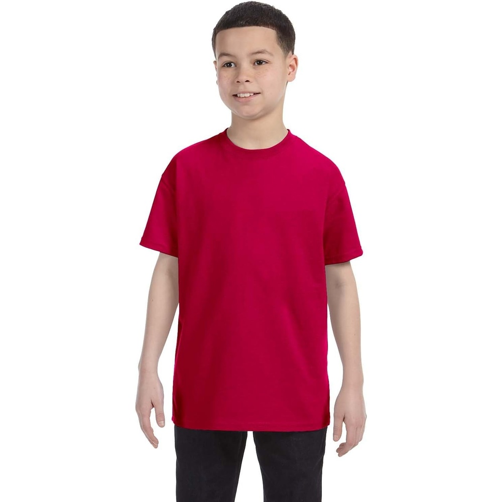 image:imageGildan Youth 53 Oz TShirt Style G500B Original LabelGarnet