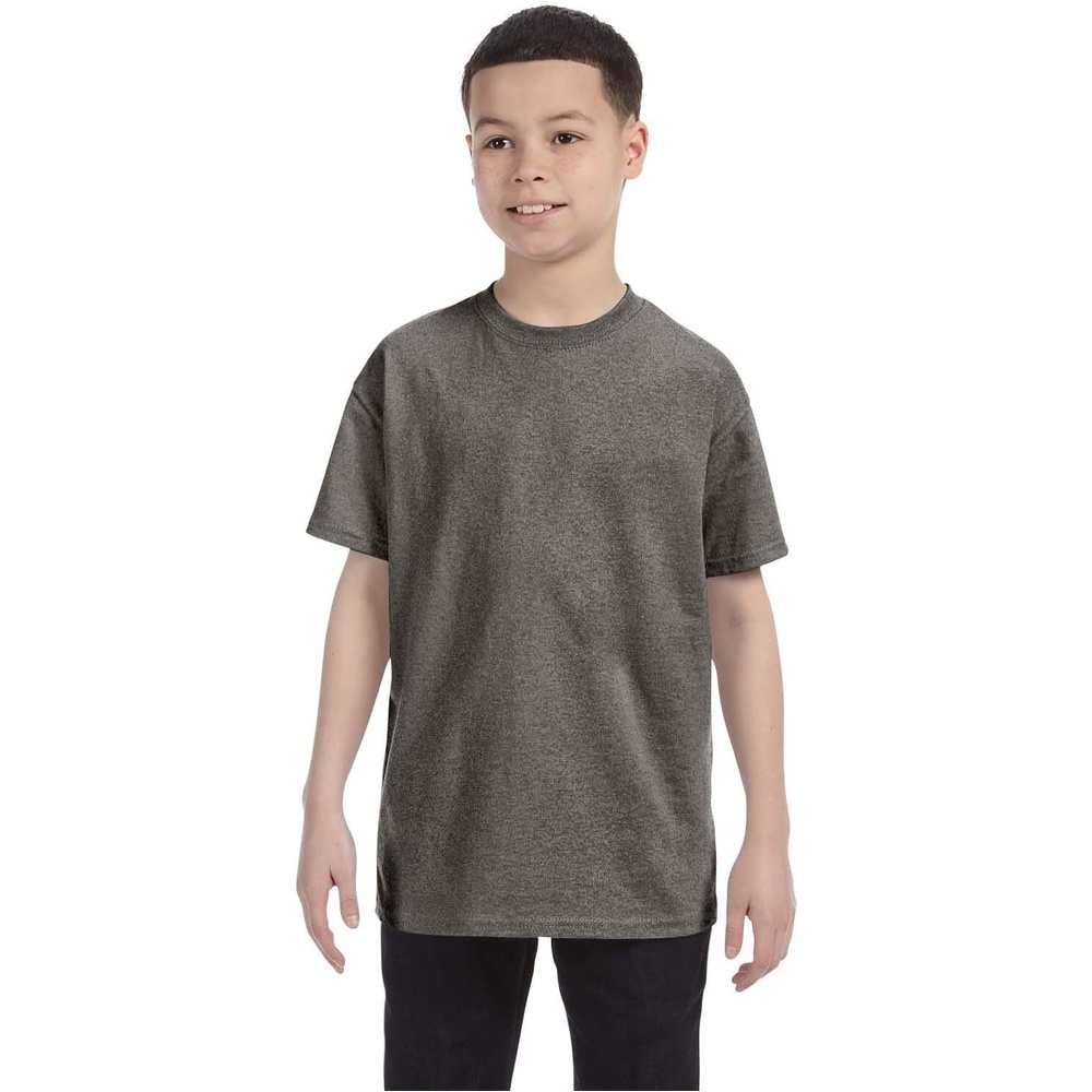 image:imageGildan Youth 53 Oz TShirt Style G500B Original LabelGraphite Heather