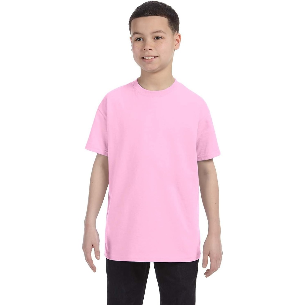 image:imageGildan Youth 53 Oz TShirt Style G500B Original LabelLight Pink