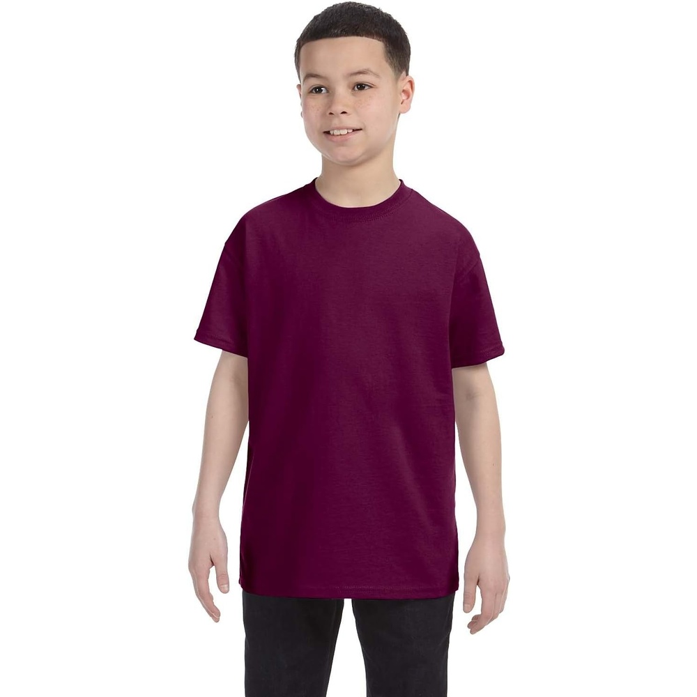 image:imageGildan Youth 53 Oz TShirt Style G500B Original LabelMaroon