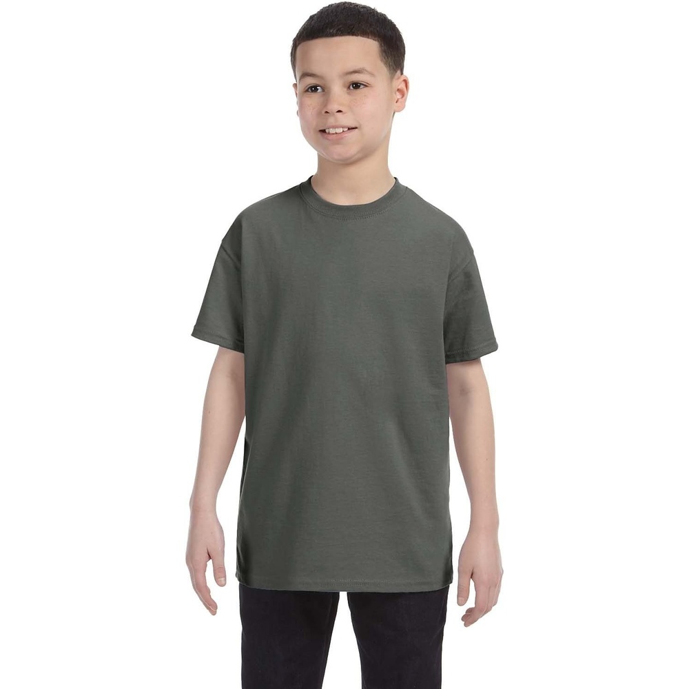 image:imageGildan Youth 53 Oz TShirt Style G500B Original LabelMilitary Green
