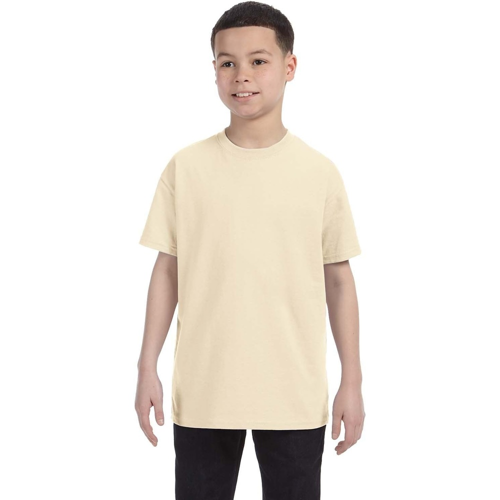 image:imageGildan Youth 53 Oz TShirt Style G500B Original LabelNatural