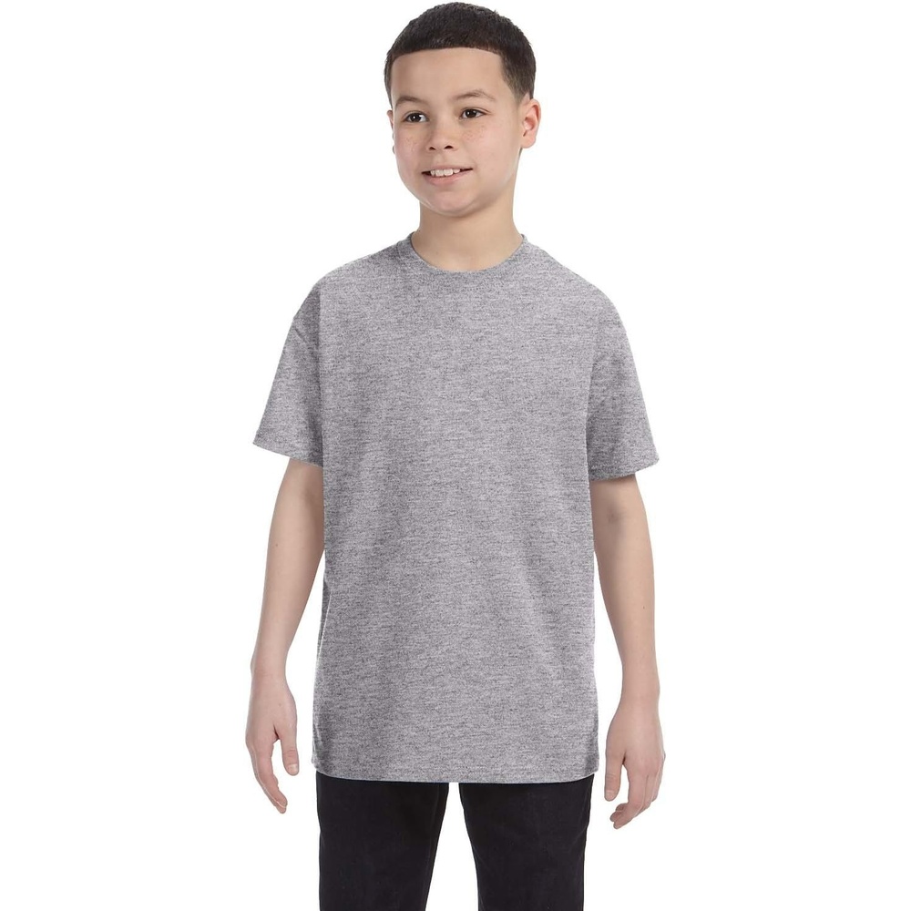 image:imageGildan Youth 53 Oz TShirt Style G500B Original LabelSport Gray