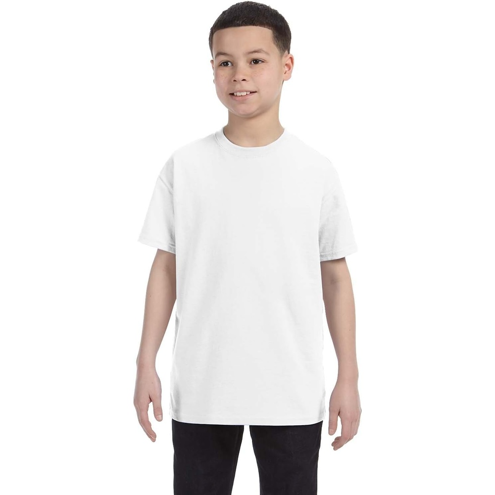 image:imageGildan Youth 53 Oz TShirt Style G500B Original LabelWhite