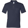 Gildan Adult DryBlend Jersey Short Sleeve Polo Shirt(Navy Blue)