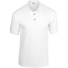 Gildan Adult DryBlend Jersey Short Sleeve Polo Shirt(White)