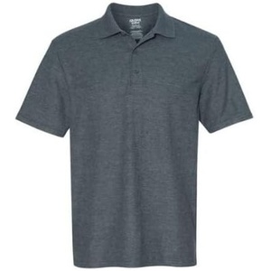 Gildan Adult DryBlend Jersey Short Sleeve Polo Shirt(Dark Heather)