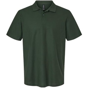 Gildan Adult DryBlend Jersey Short Sleeve Polo Shirt(Forest Green)