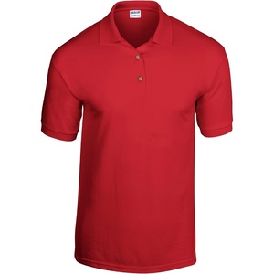 Gildan Adult DryBlend Jersey Short Sleeve Polo Shirt(Red)