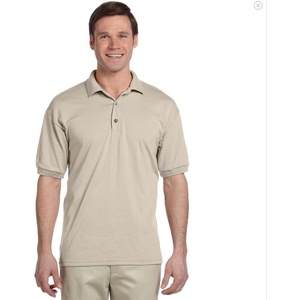 Gildan Adult DryBlend Jersey Short Sleeve Polo Shirt(Sand)