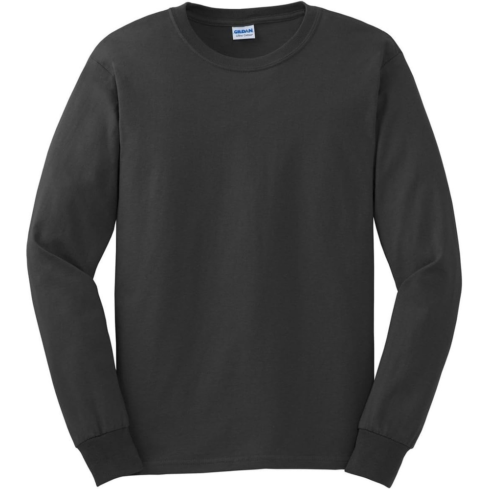 image:imageGildan Ultra Cotton 6 oz LongSleeve TShirt G240 CHARCOALCharcoal