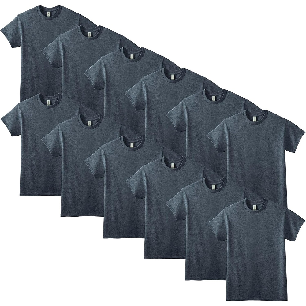 image:imageGildan UnisexAdult DryBlend TShirt Style G8000 MultipackDark Heather 12pack