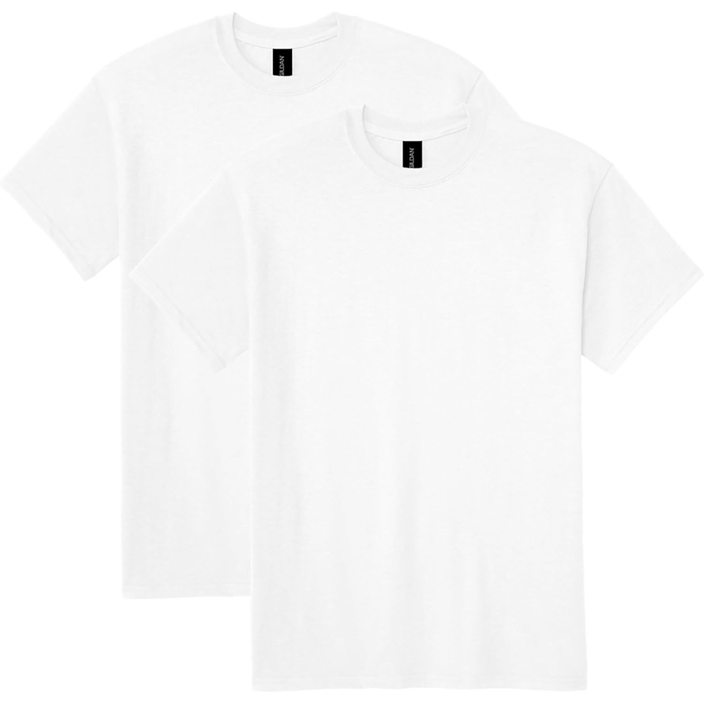 image:imageGildan UnisexAdult DryBlend TShirt Style G8000 MultipackWhite 2pack