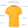 Gildan Unisex-Adult DryBlend T-Shirt, Style G8000, Multipack(Carolina Blue (2-pack))