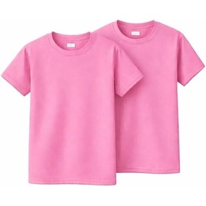 Gildan Unisex-Child Gildan Youth Heavy Cotton T-Shirt, Style G5000b, 2-Pack(Azalea)