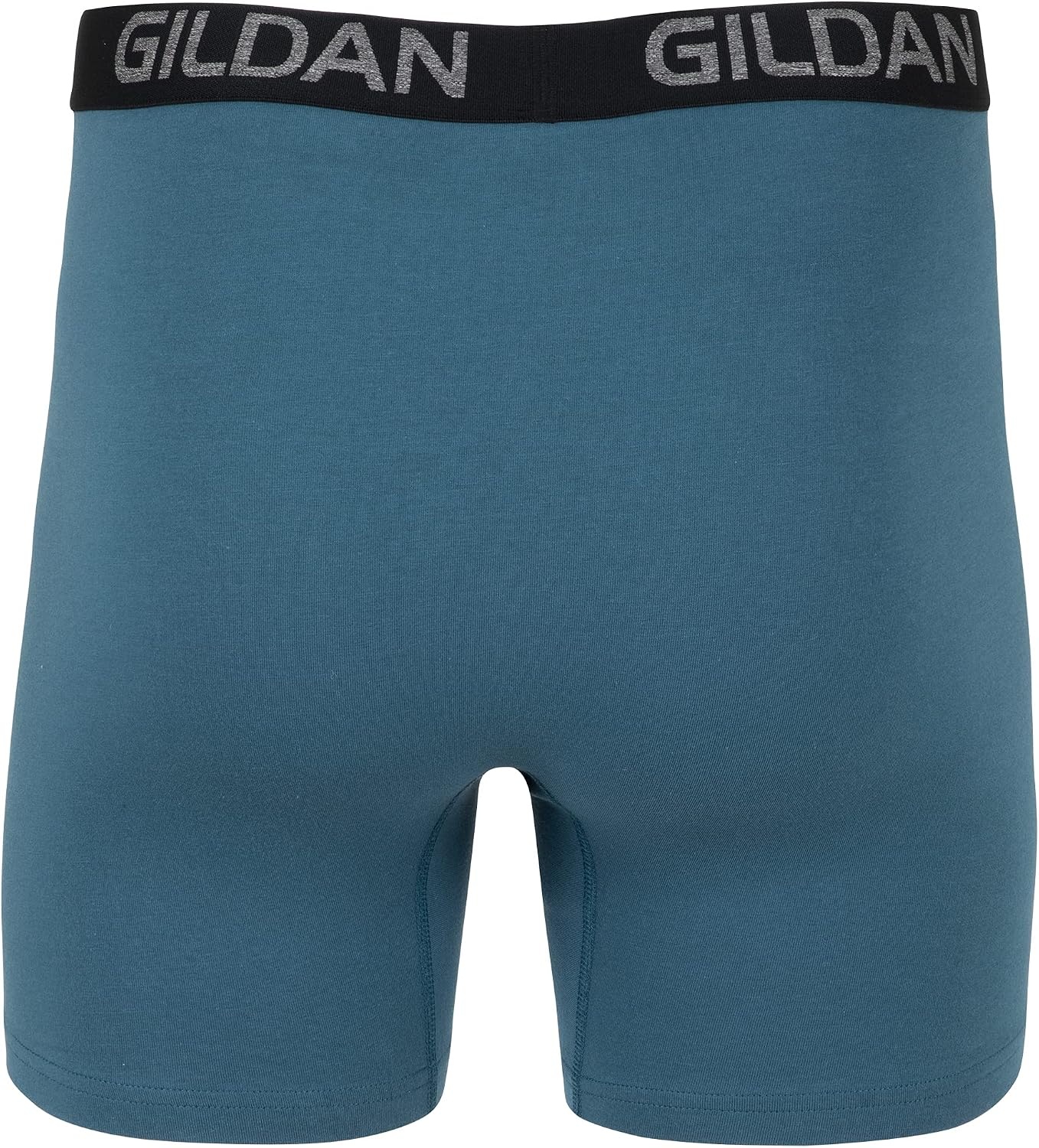image:imageGildan Mens Underwear Cotton Stretch Boxer Briefs MultipackBlue CoveHawaiian BlueHeather Red Mark