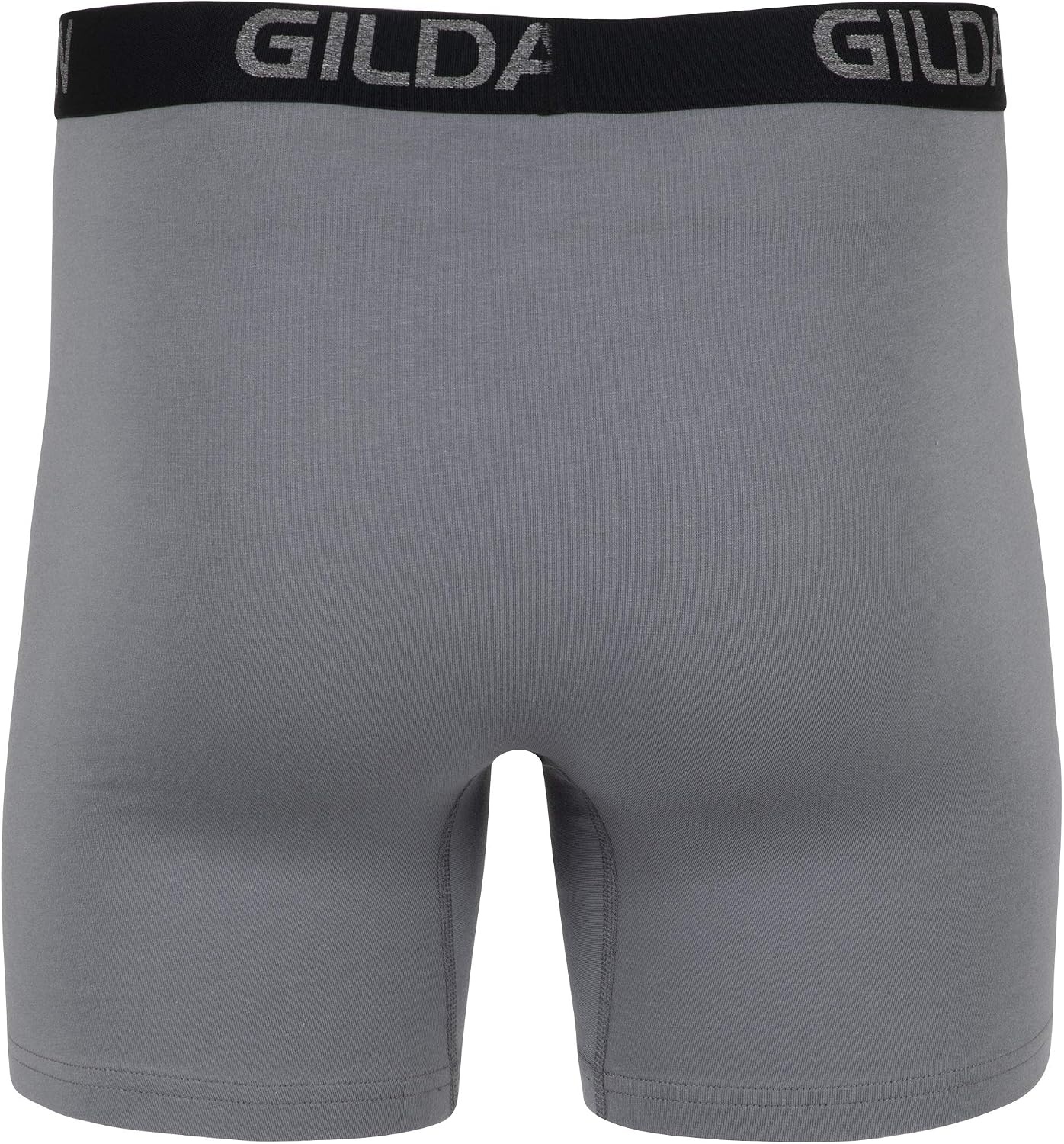 image:imageGildan Mens Underwear Cotton Stretch Boxer Briefs MultipackGrey FlannelBlack Soot