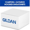 Gildan Adult Fleece Hoodie Sweatshirt, Style G18500, Multipack(Forest Green)
