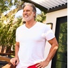 Gildan Men’s Cotton Stretch T-Shirts, Multipack(Artic White (V-neck 3-pack))
