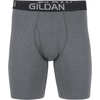 Gildan Men’s Underwear Cotton Stretch Boxer Briefs, Multipack(Black Soot/Heather Dark Grey/Green Midnight)