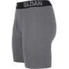 Gildan Men’s Underwear Cotton Stretch Boxer Briefs, Multipack(Black Soot/Heather Dark Grey/Green Midnight)