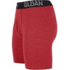 Gildan Men’s Underwear Cotton Stretch Boxer Briefs, Multipack(Blue Cove/Hawaiian Blue/Heather Red Mark)