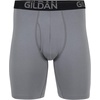 Gildan Men’s Underwear Cotton Stretch Boxer Briefs, Multipack(Grey Flannel/Black Soot)