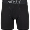 Gildan Men’s Underwear Cotton Stretch Boxer Briefs, Multipack(Heather Dark Grey/Black Soot/Green Midnight)