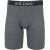 Gildan Men’s Underwear Cotton Stretch Boxer Briefs, Multipack(Heather Dark Grey/Green Midnight/Blk)