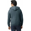 Gildan unisex-adult Fleece Zip Hoodie Sweatshirt, Style G18600, Multipack(Dark Heather)