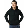 Gildan Adult Fleece Hoodie Sweatshirt, Style G18500, Multipack(Black (24-pack))