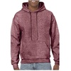 Gildan Adult Fleece Hoodie Sweatshirt, Style G18500, Multipack(Heather Sport Dark Maroon (1-pack))