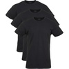 Gildan Men’s Cotton Stretch T-Shirts, Multipack(Black Soot (Crew 3-pack))